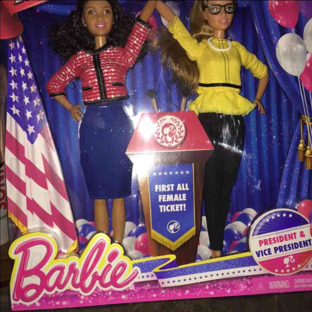 President & Vice President Barbie dolls
