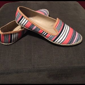 Dolce Vita striped espadrille flats