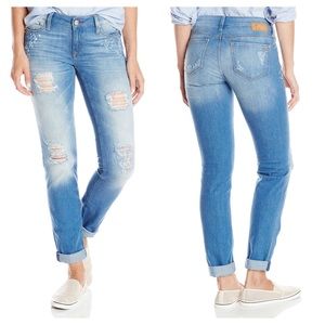 Mavi Emma Aqua Painted Skinny Jeans NWT