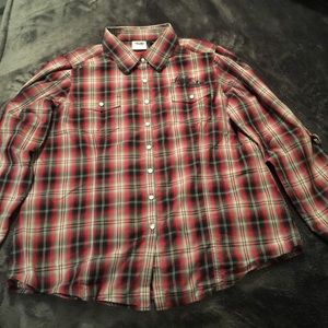 Harley Davidson LS plaid shirt sz XL