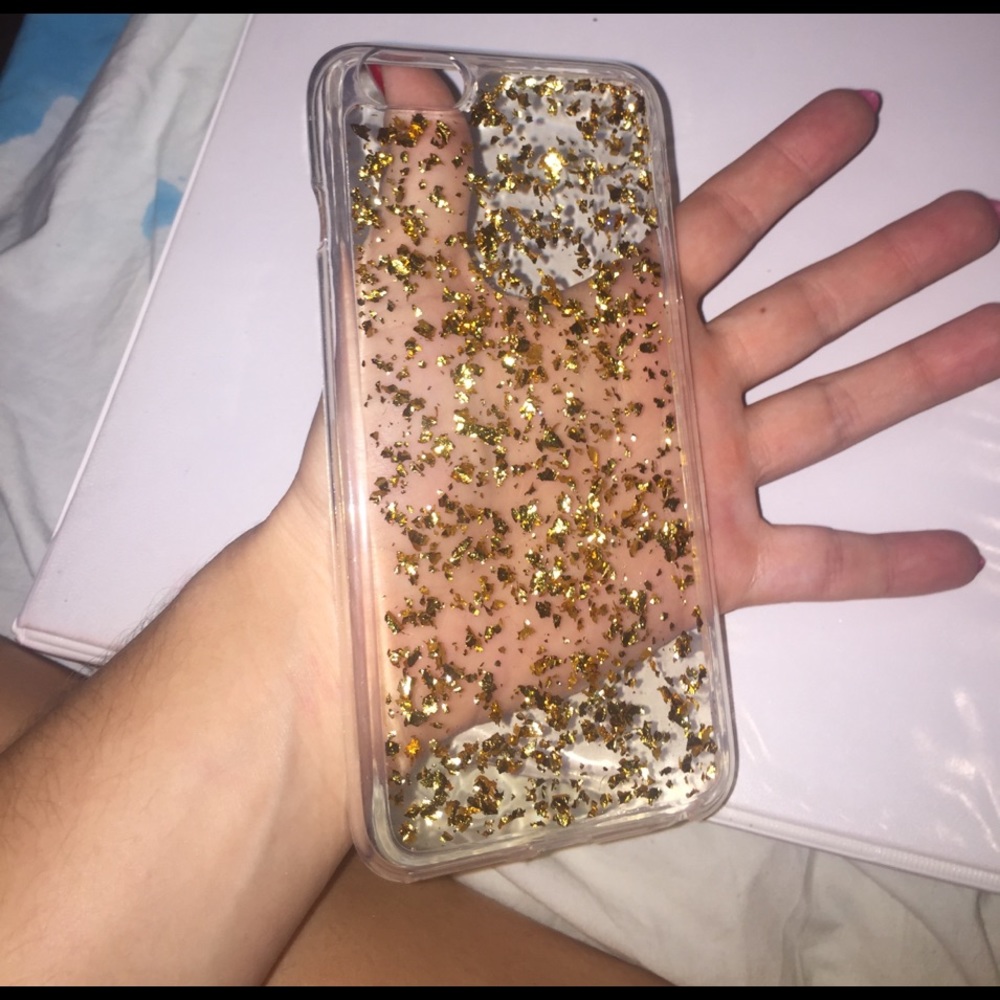 Gold IPhone 6 Plus Case NEVER USED