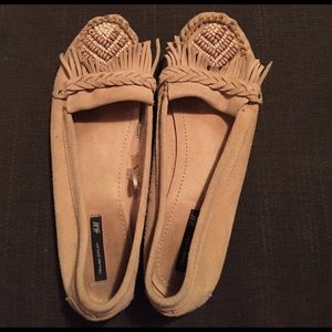 H&M genuine leather moccasins