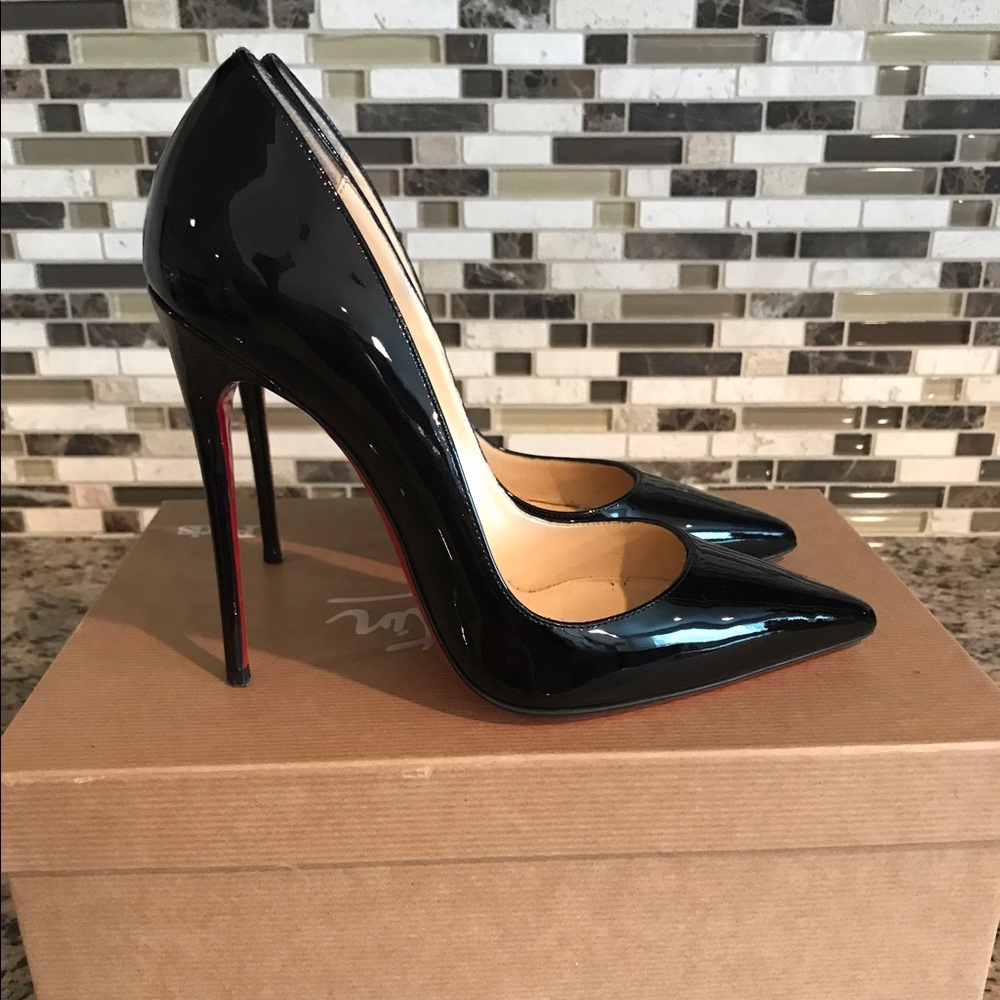 Christian Louboutin So Kate Black Patent