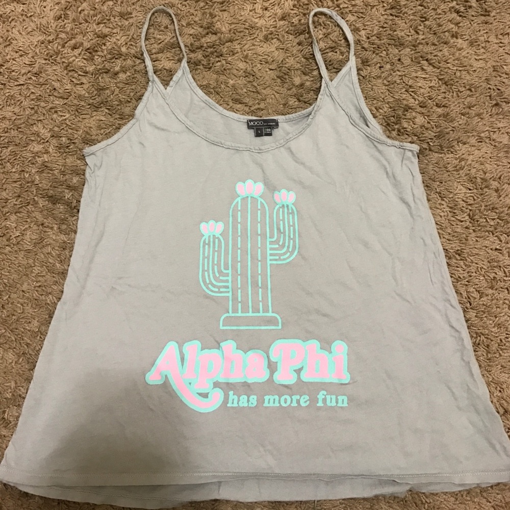 Alpha Phi has more fun tank