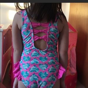 Adorable Criss Cross Bow SwimSuit