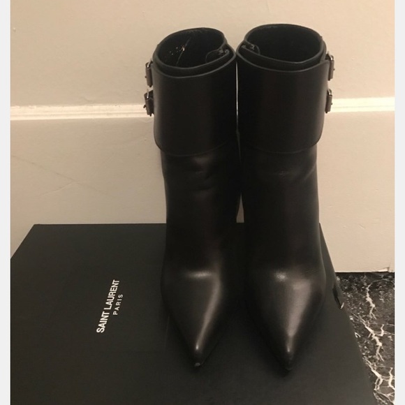 Saint Laurent Buckle Bootie - Picture 2 of 3