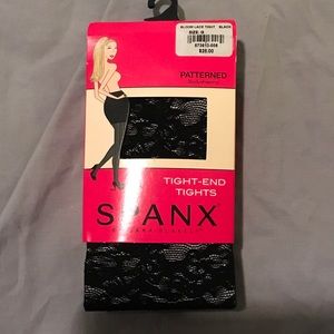 Spanx Black Lace Tights