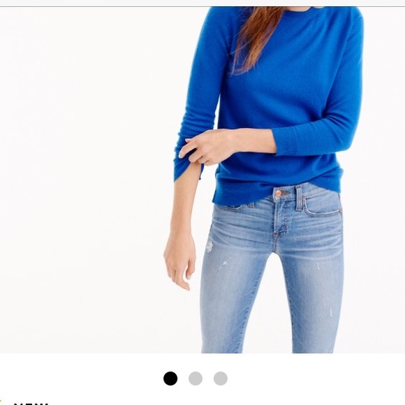 J crew Italian cashmere button back sweater - Picture 2 of 3