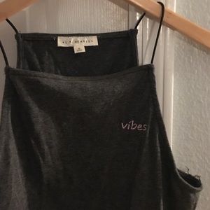 Grey vibes halter top