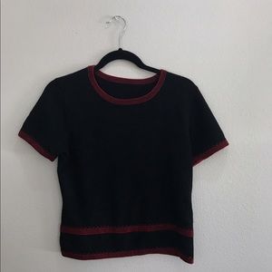 Black sweater top