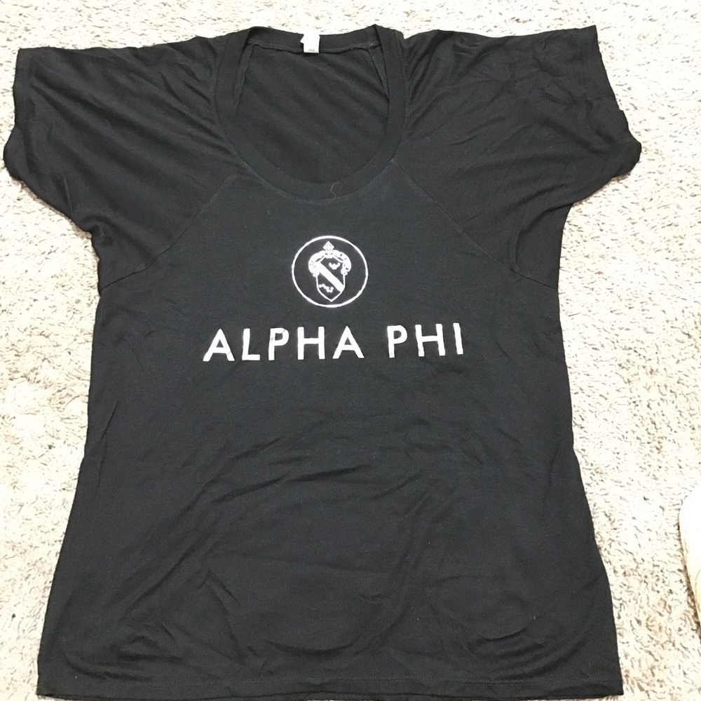 Alpha phi crest shirt