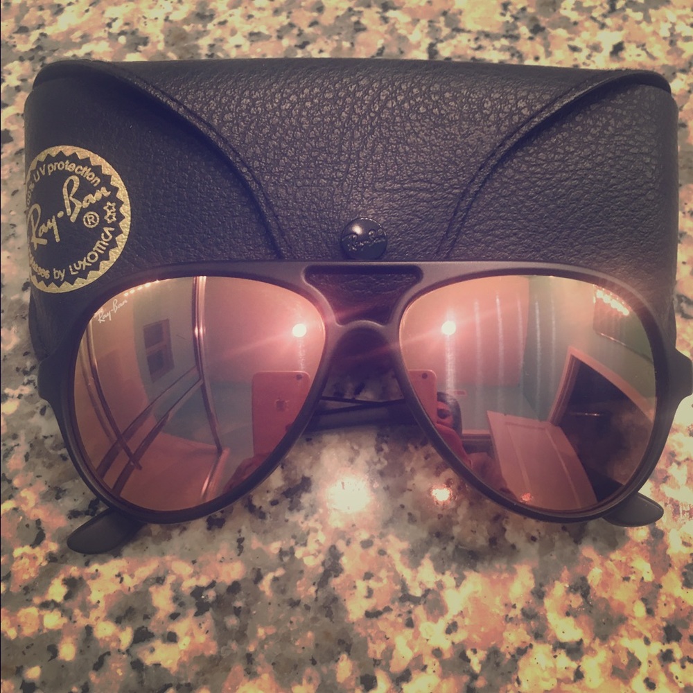 RAY BAN REFLECTIVE FLASH SUNGLASSES