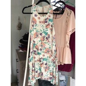 Floral tank dress