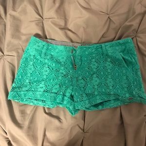 Volcom crochet shorts