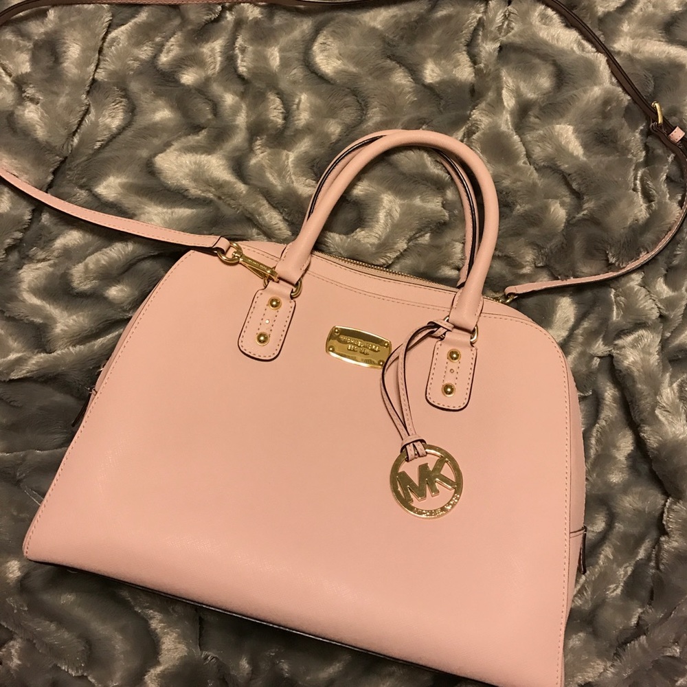 Baby pink Michael Kors purse