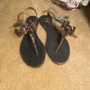 BCBG Next Generation silver sandals