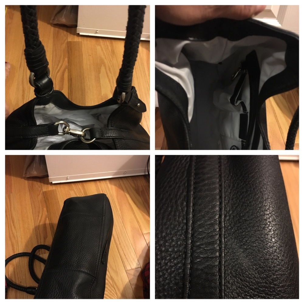 Cole Haan Black Leather Purse - Picture 4 of 5