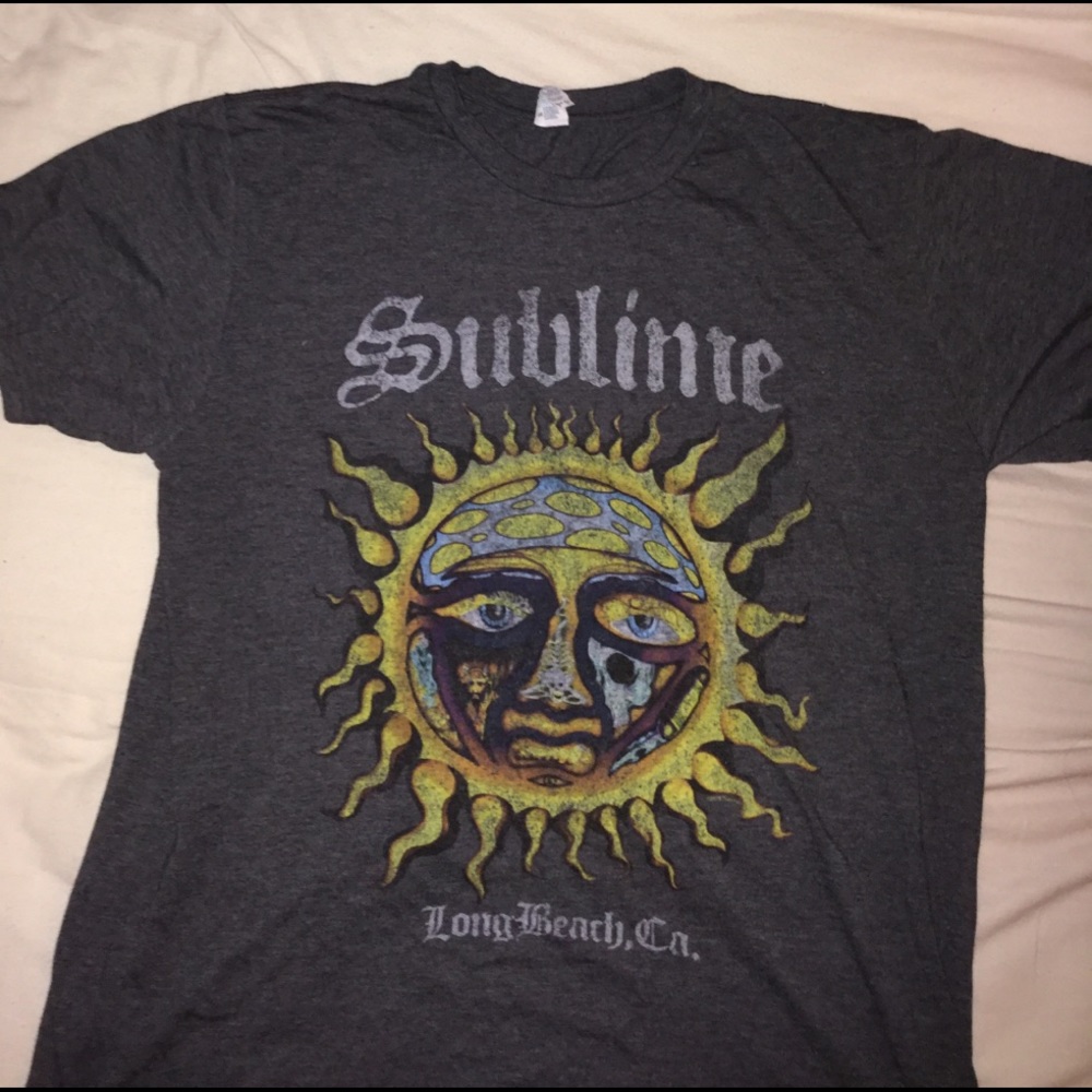 Sublime tee shirt short sleeve band shirt