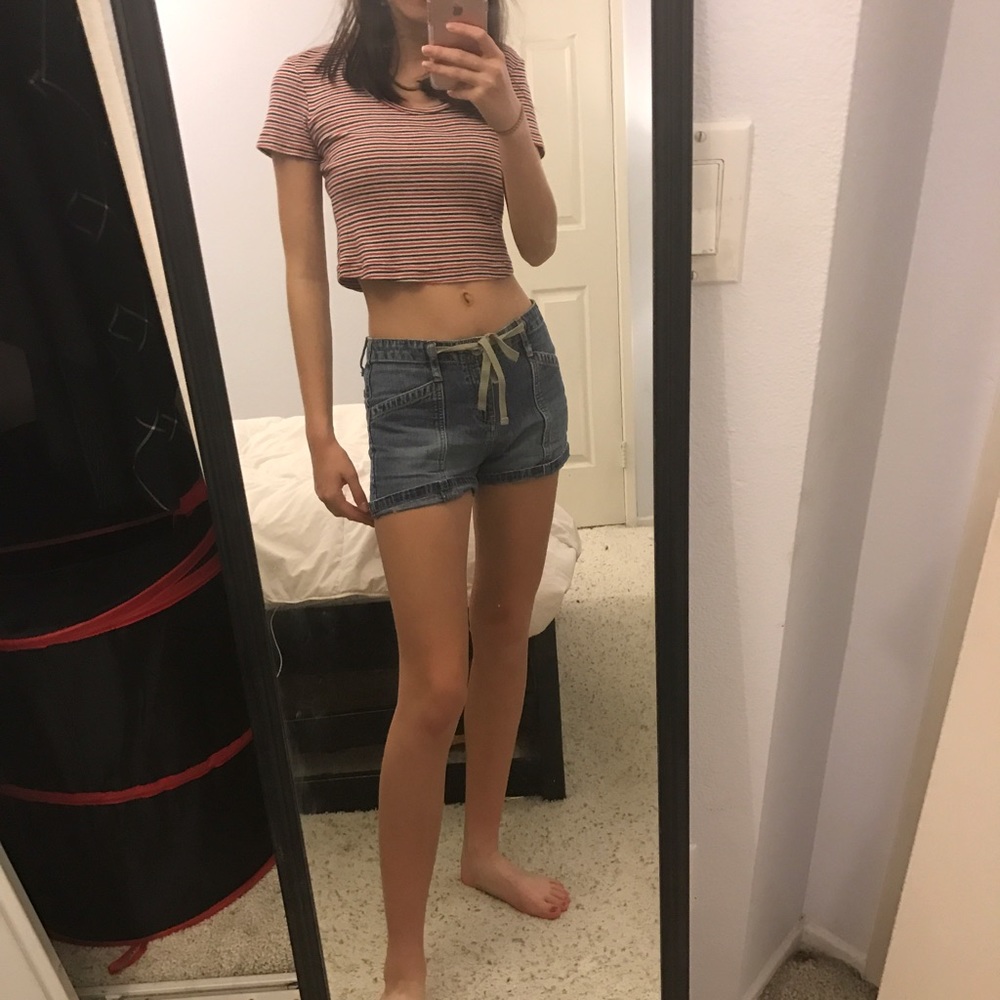 Vintage denim shorts