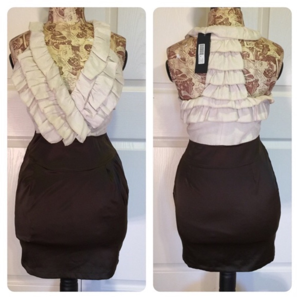 Ark & Co Ruffled Bodice Dress