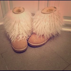 Ugh furry boots
