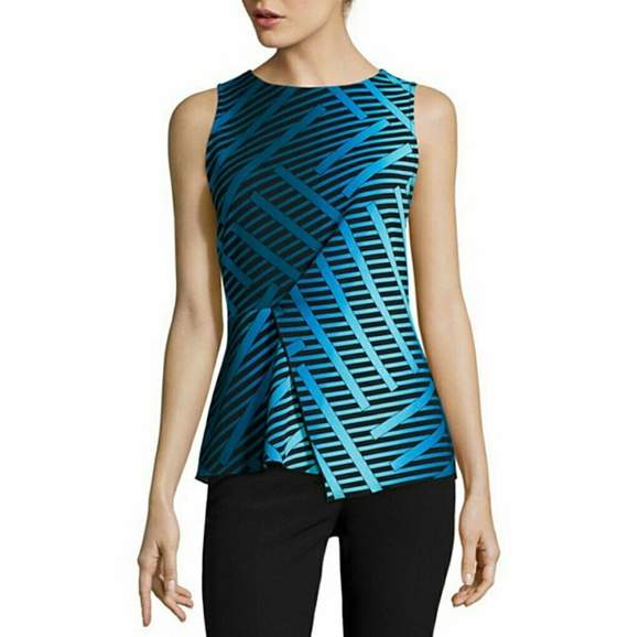 🎈Sale NEW WORTHINGTON Peplum Top (Med left) - Picture 2 of 5