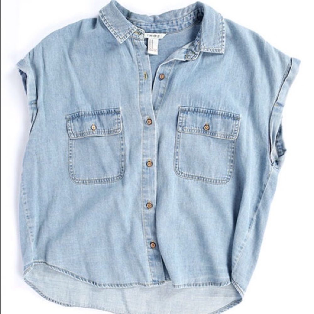 Forever 21 Denim Top
