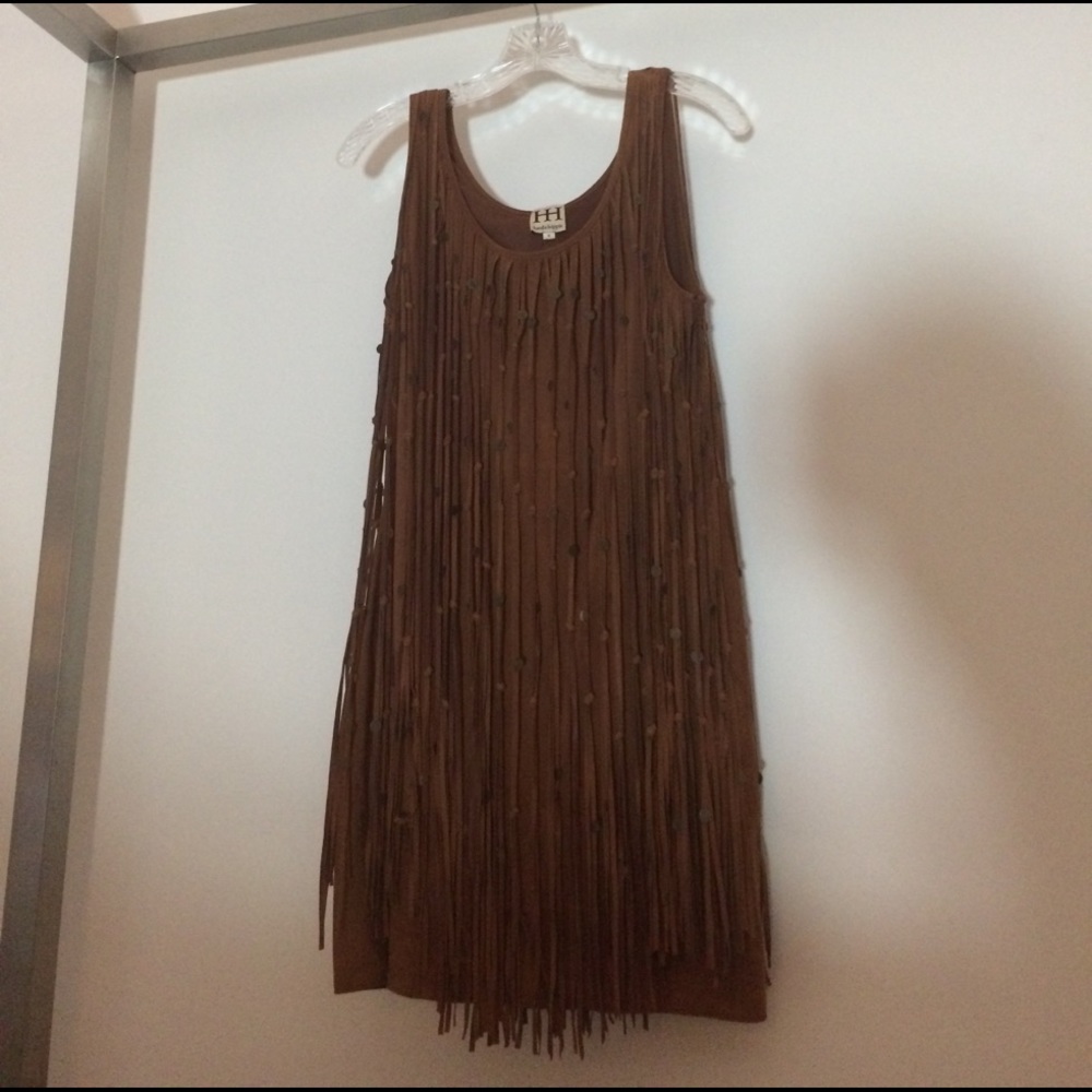 Haute Hippie Suede fringe dress