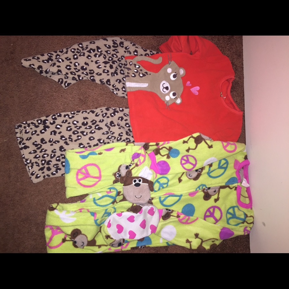 Two sets of girls size 4 PJs