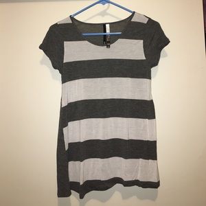 Striped Scoopneck Top