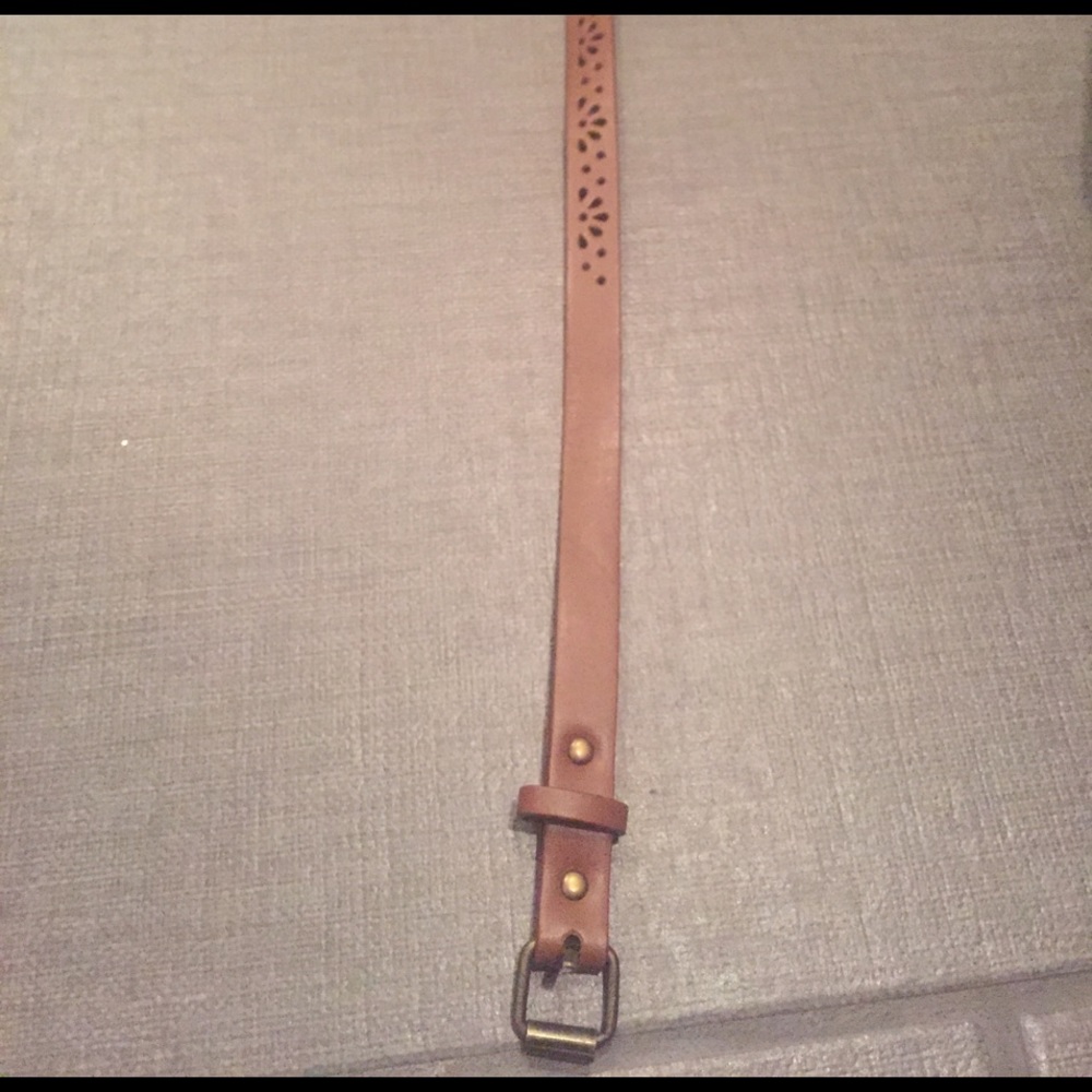 Skinny brown belt