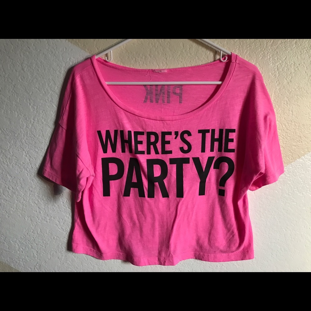 Victoria's Secret PINK crop top. Size M