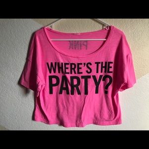 Victoria's Secret PINK crop top. Size M