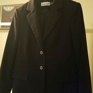 Black Calvin Klein suit