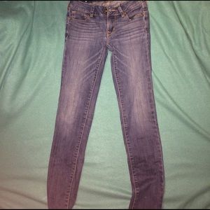 Skinny, medium-wash, jeans from Pacsun.