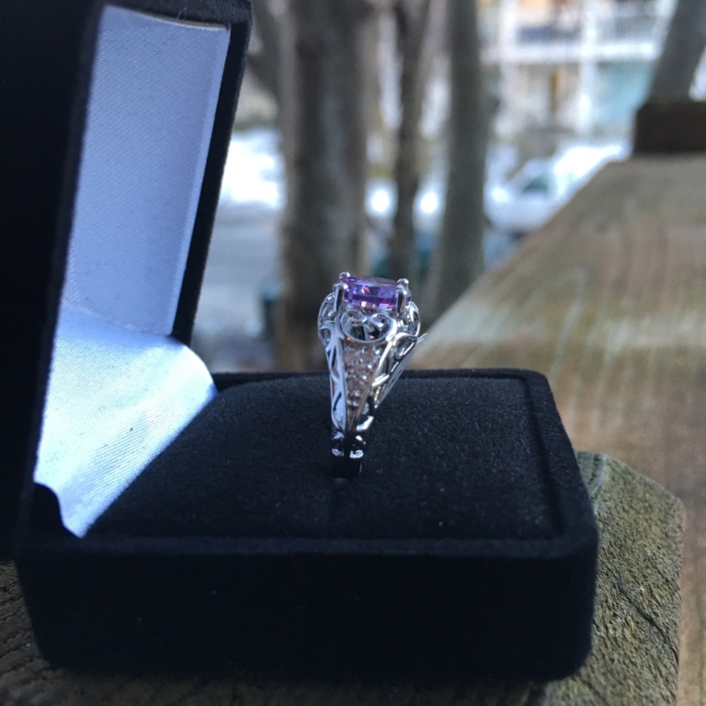 🌟SIZE 6 LEFT🌟VINTAGE STYLE AMETHYST - Picture 6 of 11