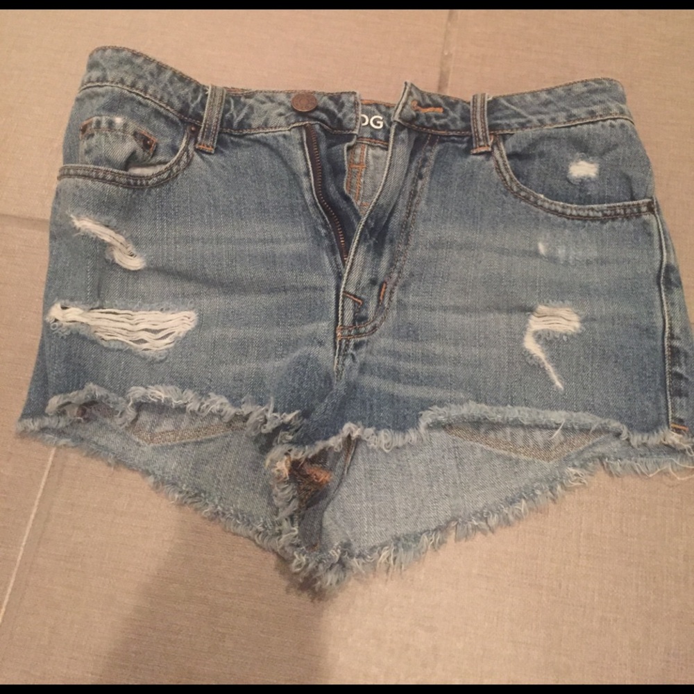High waisted shorts