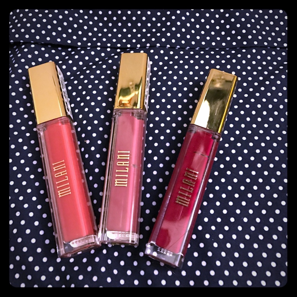 Set of Milani Amore Matte lip cremes
