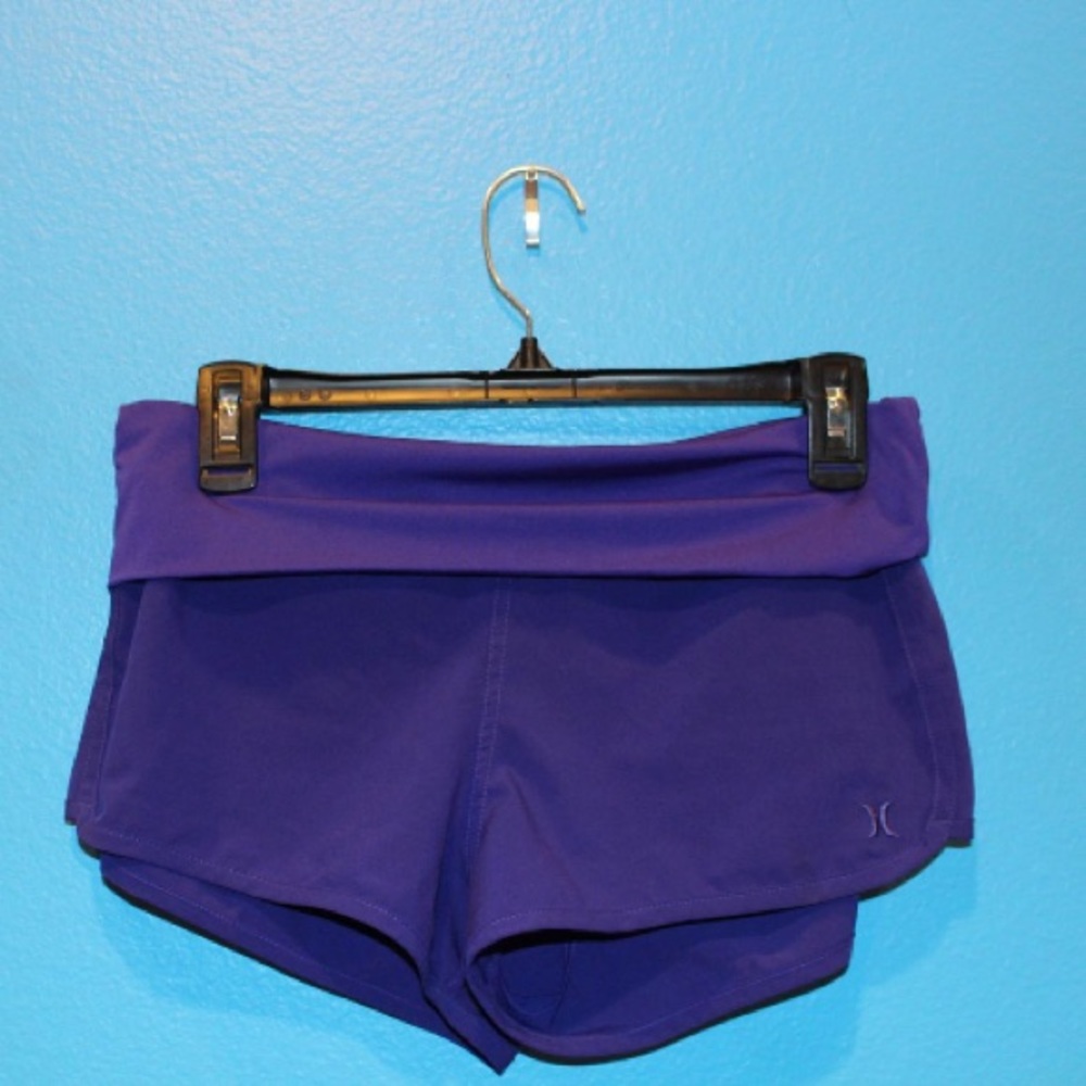 Dark blue swim shorts