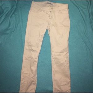 Skinny, khaki pants from Hollister.