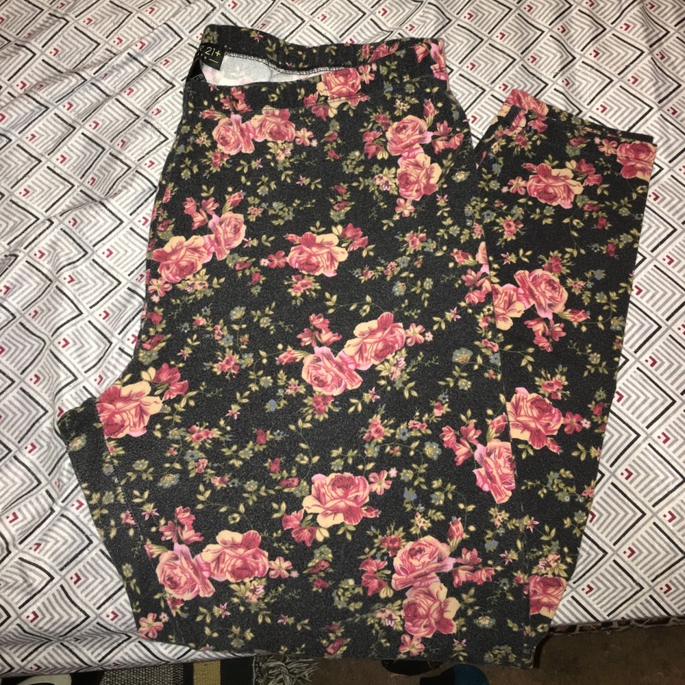 Floral leggings
