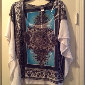 Sheer Design Slouchy Top