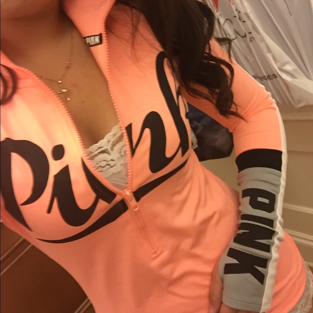 ISO Pink ultimate deep half zip pullover!