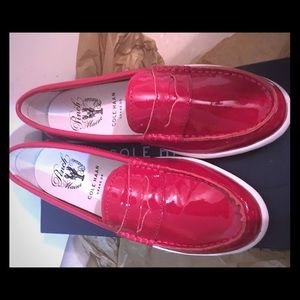Cole Haan Pinch Patent Weekender Size 5