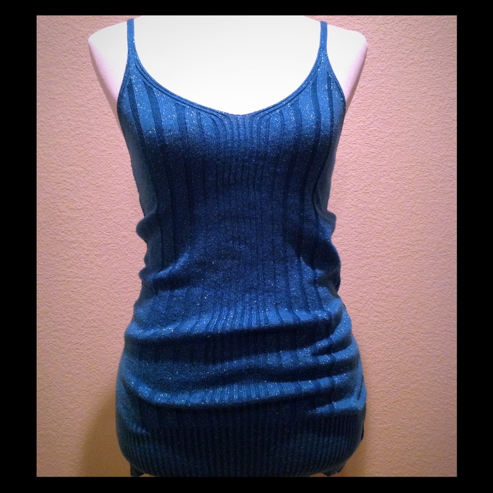 Metallic Tunic Top