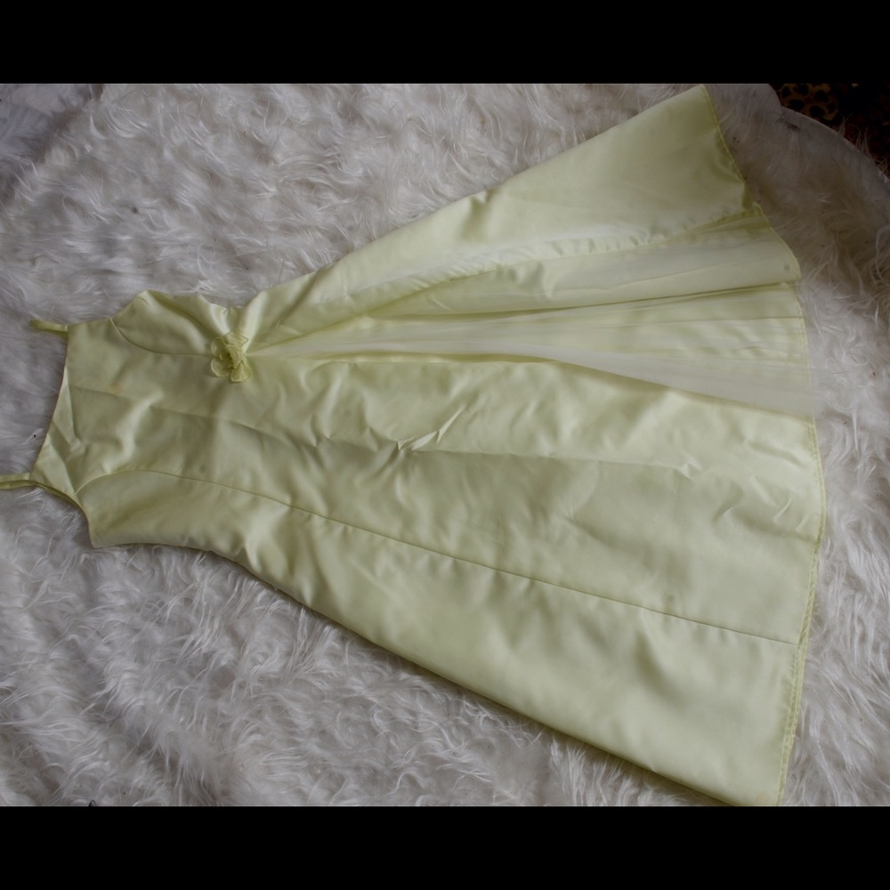Formal lime dress