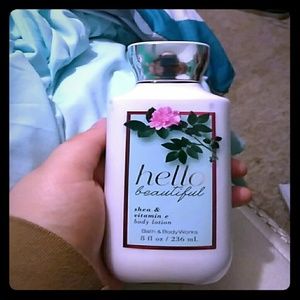 Hello beautiful full bottle lotion