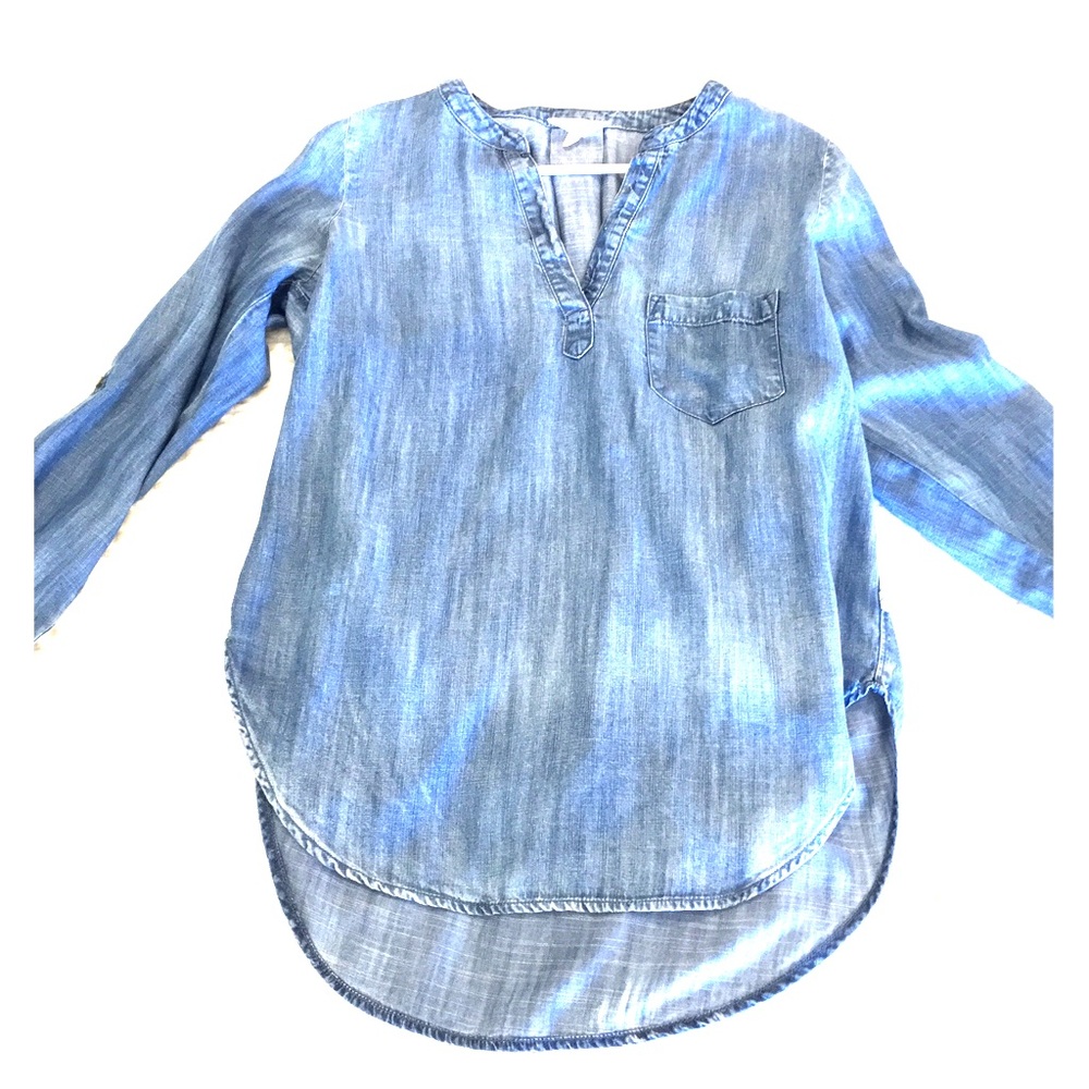 Lou & Grey Denim Top (XS)
