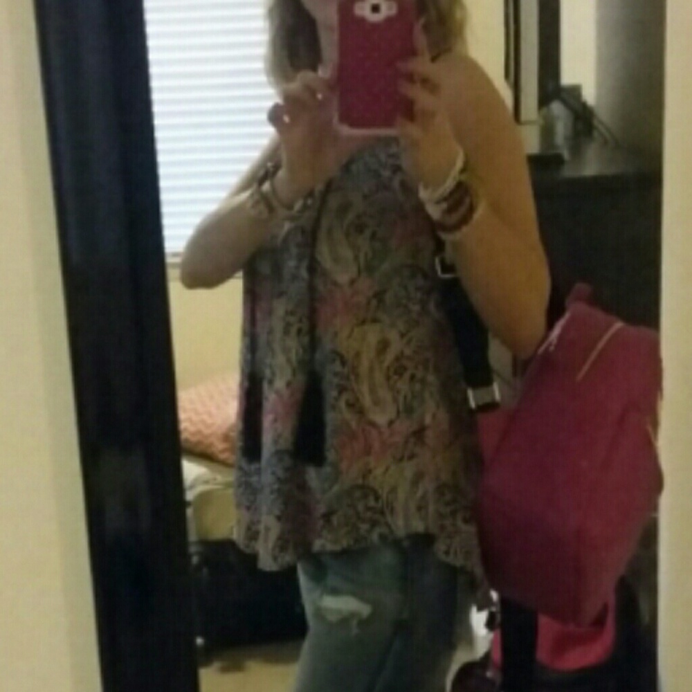Super cute boho tank with tassels - Picture 5 of 5