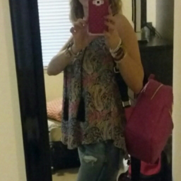 Super cute boho tank with tassels - Picture 5 of 5